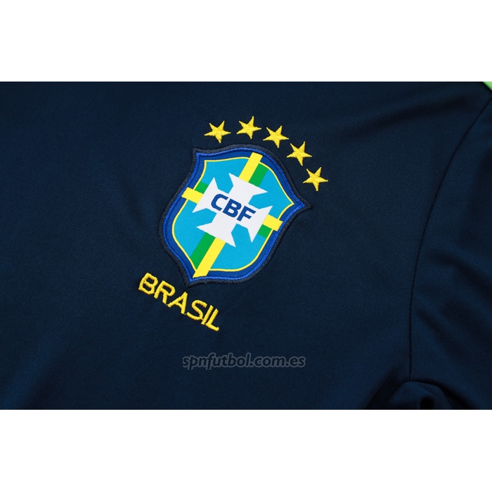 Chandal del Brasil Manga Corta 2024-2025 Azul - Pantalon Corto